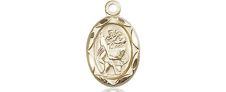 14kt Gold Saint Christopher Medal and Small Religious Gifts ...