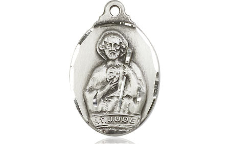 Sterling Silver Saint Jude Medal Medium Religious Jewelry ...