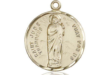 14kt Gold Filled Saint Jude Medal Large Catholic Jewelry – CatholicShop.com