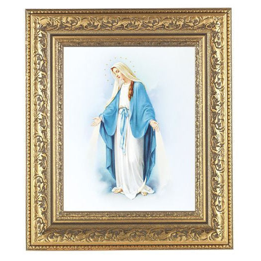 Our Lady Of Grace In Antique Gold Frame 10.25X12.25" 8X10 Print ...
