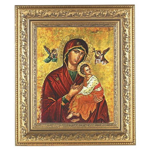 Our Lady Of Passion In Antique Gold Frame 10.25X12.25" 8X10 Print ...