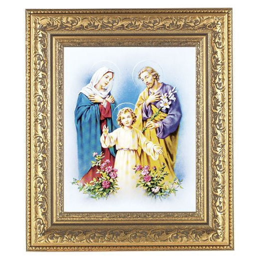 Holy Family In Antique Gold Frame 10.25X12.25" 8X10 Print ...