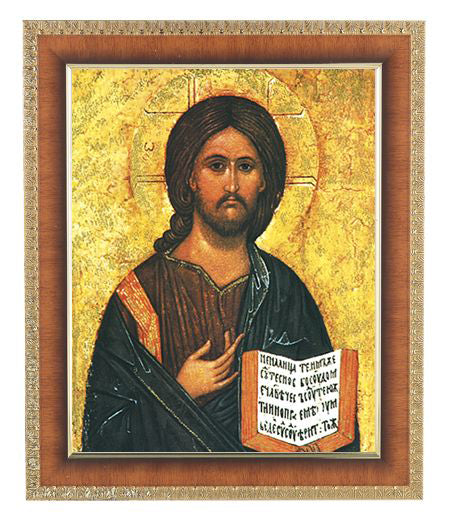 Christ All Knowing In Cherry Frame 10.25X12.25" 8X10 Print ...