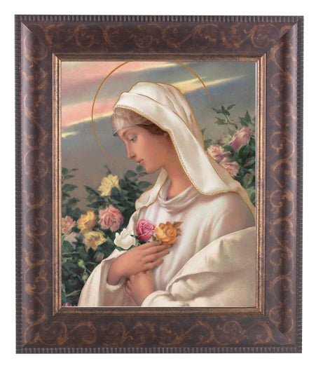 Mystical Rose In Art Deco Frame 10.25X12.25" 8X10 Print – CatholicShop.com