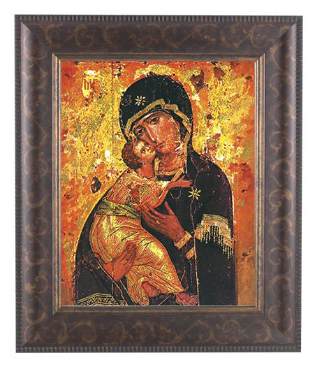 Our Lady Of Vladimir In Art Deco Frame 10.25X12.25" 8X10 Print ...