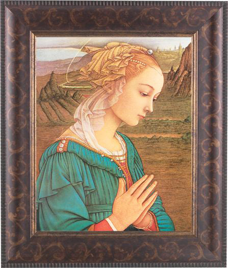 Lippi-Madonna Art Deco Frame 10.25X12.25" 8X10 Print – CatholicShop.com