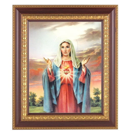 Immaculate Heart Of Mary Cherry Frame 10.25X12.25" 8X10 Print ...