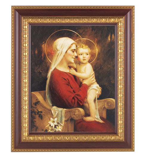 Chambers:Madonna and Child Cherry Frame 10.25X12.25" 8X10Prt ...