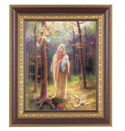 Madonna Of The Woods Cherry Frame 10.25X12.25" 8X10 Print ...