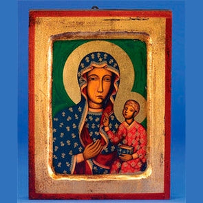 12 x 9 Lady of Czestochowa Gold Leaf at Catholic Shop – CatholicShop.com