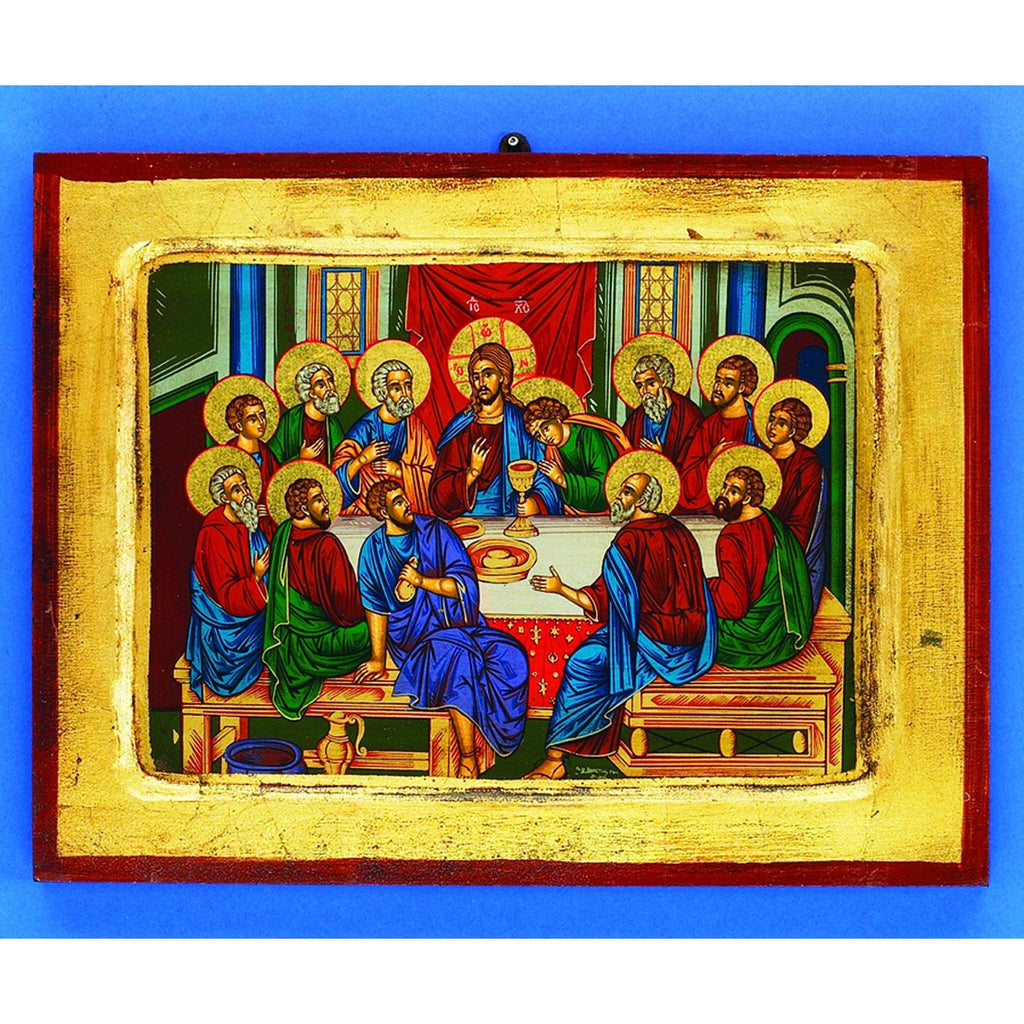 Large Gold Leaf Hand Painted Last Supper | Catholic Shop – CatholicShop.com