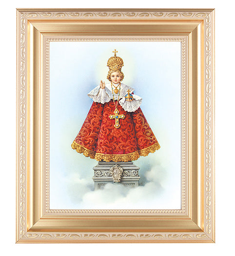 Infant Of Prague In Satin Gold Frame 10.25X12.25" 8X10 Print ...