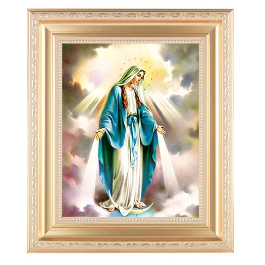 Our Lady Of Grace In Satin Gold Frame 10.25X12.25" 8X10 Print ...