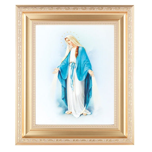 Our Lady Of Grace In Satin Gold Frame 10.25X12.25" 8X10 Print ...