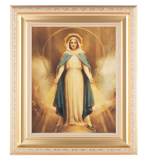 Chambers:Miraculous Mary Satin Gold Frame 10.25X12.25" 8X10 Print ...