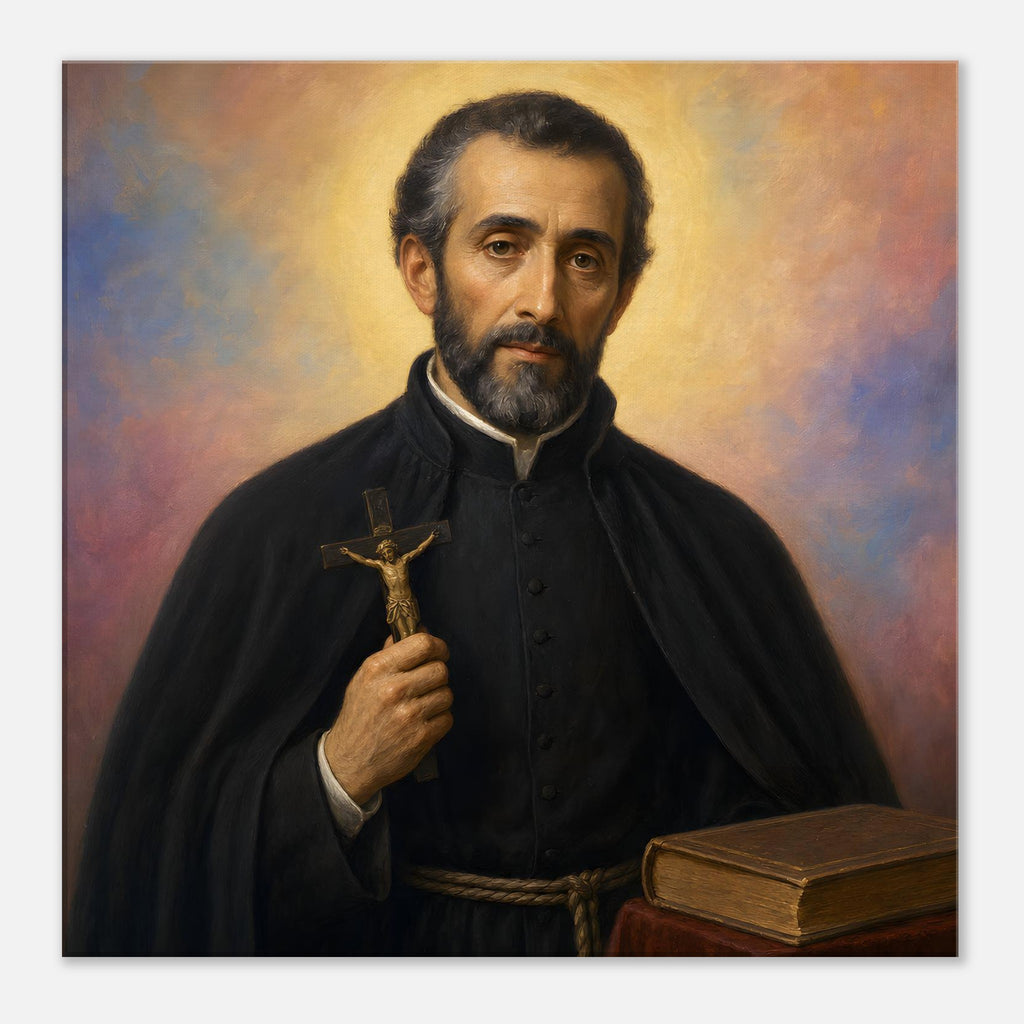 St. Francis Borgia Devotional Canvas — Catholic Religious Wall Art ...