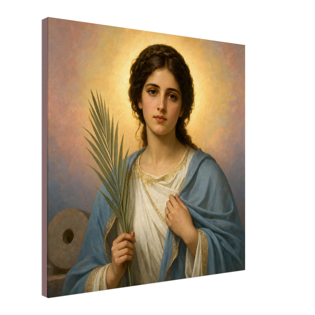 St. Aurea of Ostia Devotional Canvas — Catholic Religious Wall Art ...