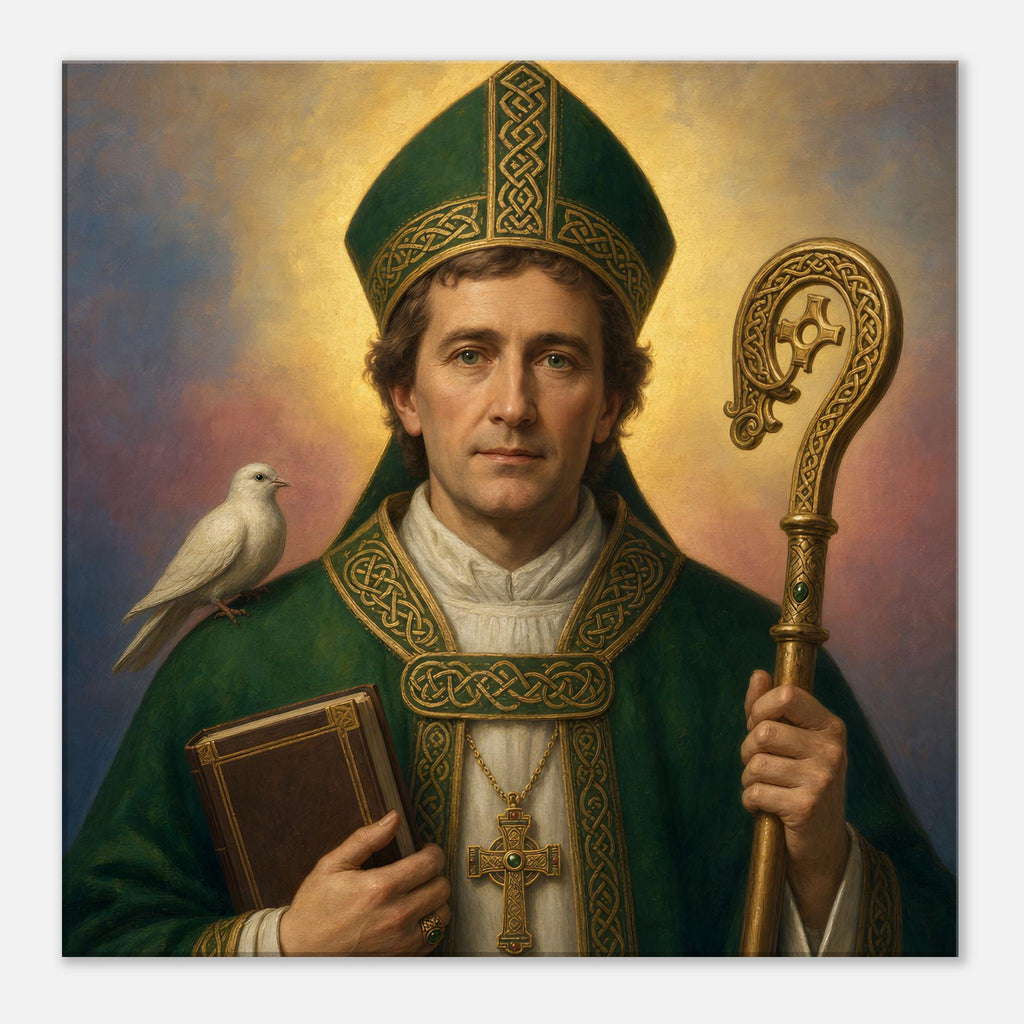 St. Lawrence O'Toole Devotional Canvas — Catholic Religious Wall Art ...
