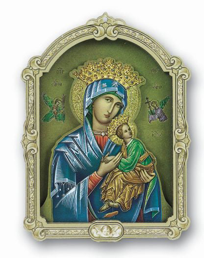 Cathedral 5" 3D Plaque Our Lady Of Perpetual Help – CatholicShop.com
