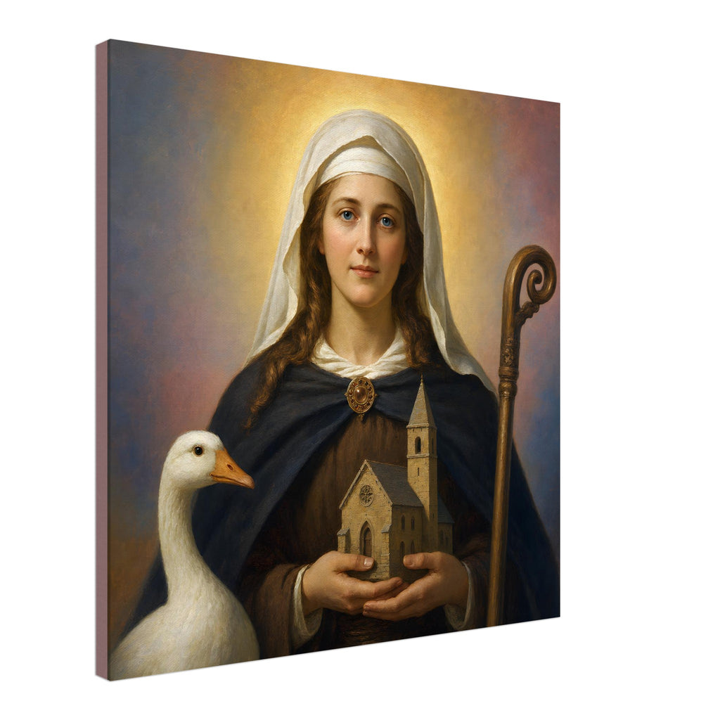 St. Werburgh Devotional Canvas — Catholic Religious Wall Art ...