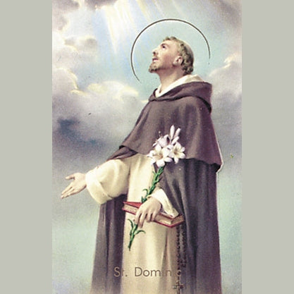 100-Pack - St Dominic Holy Card – CatholicShop.com