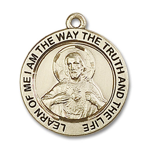 14kt Gold Filled Scapular Medal Medium Religious Jewelry – CatholicShop.com