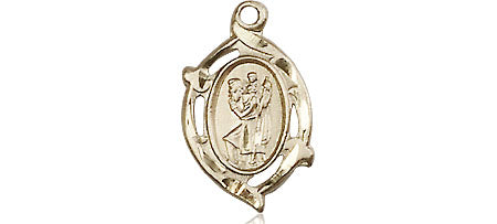 14kt Gold Saint Christopher Medal and Small Religious Gifts ...