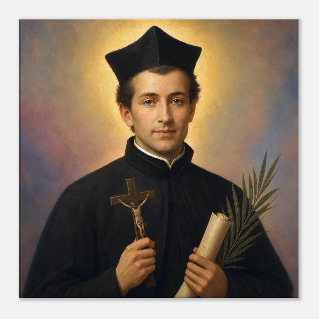St. Gabriel Lalemant Devotional Canvas — Catholic Religious Wall Art ...