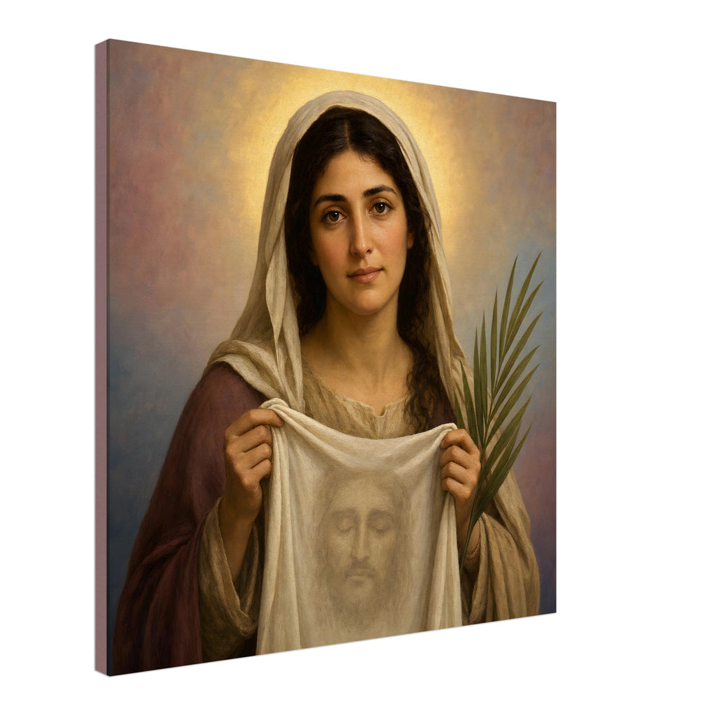 St. Veronica Devotional Canvas — Catholic Religious Wall Art ...