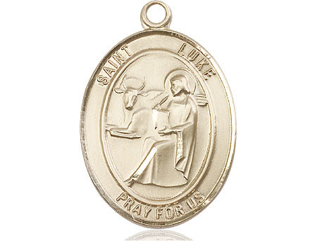 Saint Luke the Apostle Medal - 14kt Gold Filled – CatholicShop.com