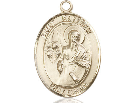 Saint Matthew the Apostle Medal | 14kt Gold – CatholicShop.com