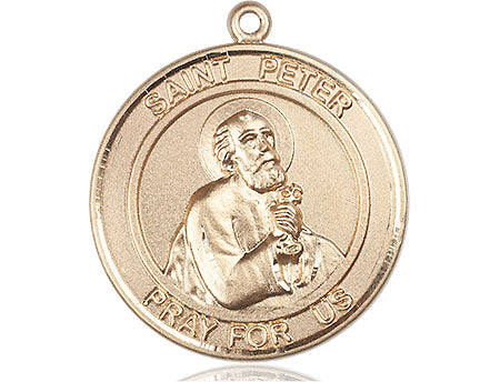 Saint Peter the Apostle Medal | 14kt Gold – CatholicShop.com