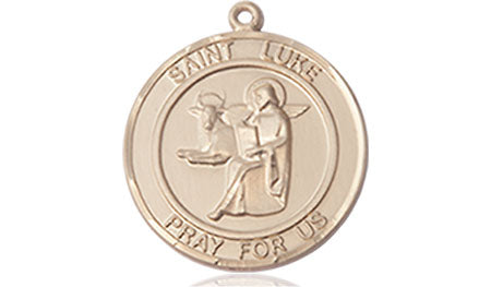 Saint Luke the Apostle Medal - 14kt Gold Filled – CatholicShop.com