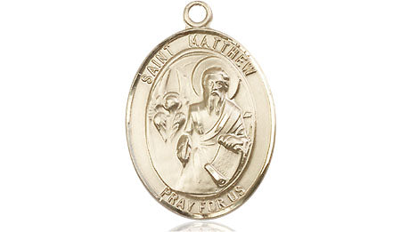 Saint Matthew the Apostle Medal | 14kt Gold – CatholicShop.com