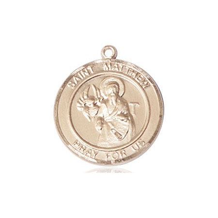 Saint Matthew the Apostle Medal | 14kt Gold – CatholicShop.com