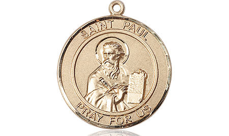14kt Gold Filled Saint Paul the Apostle Medal Medium Religious Jewelry ...