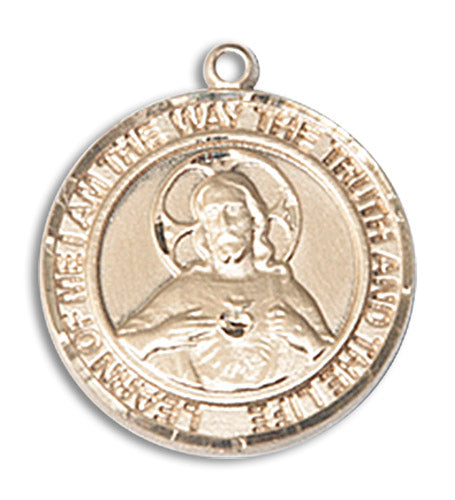 14kt Gold Filled Scapular Medal Medium Religious Jewelry – CatholicShop.com