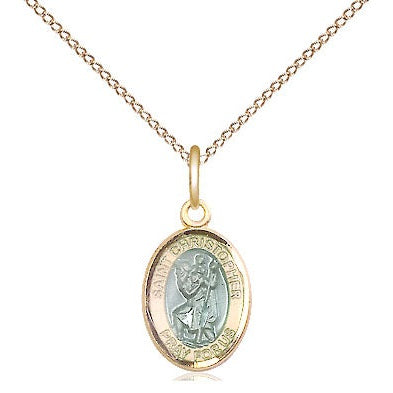Saint Christopher Gold Filled Medal | Small – CatholicShop.com