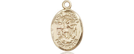 Saint Michael the Archangel Medal 14kt Gold – CatholicShop.com