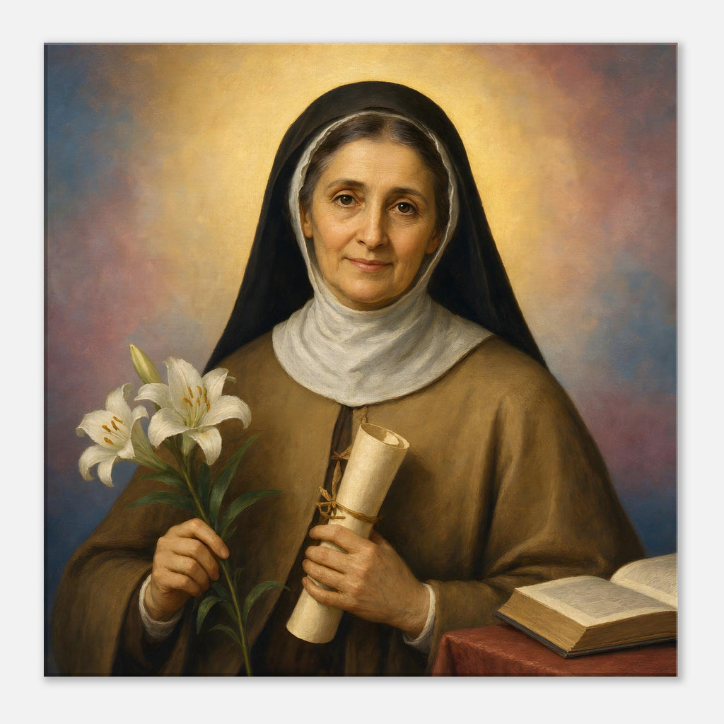 St. Angela Merici Devotional Canvas — Catholic Religious Wall Art ...