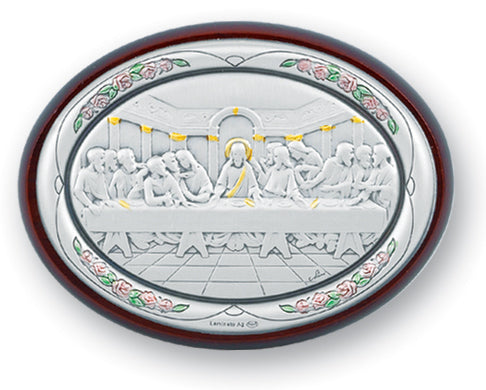 3 x 2 Sterling Silver Last Supper Plaque – CatholicShop.com