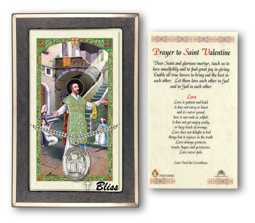 Saint Valentine of Rome Medal & Chain – CatholicShop.com