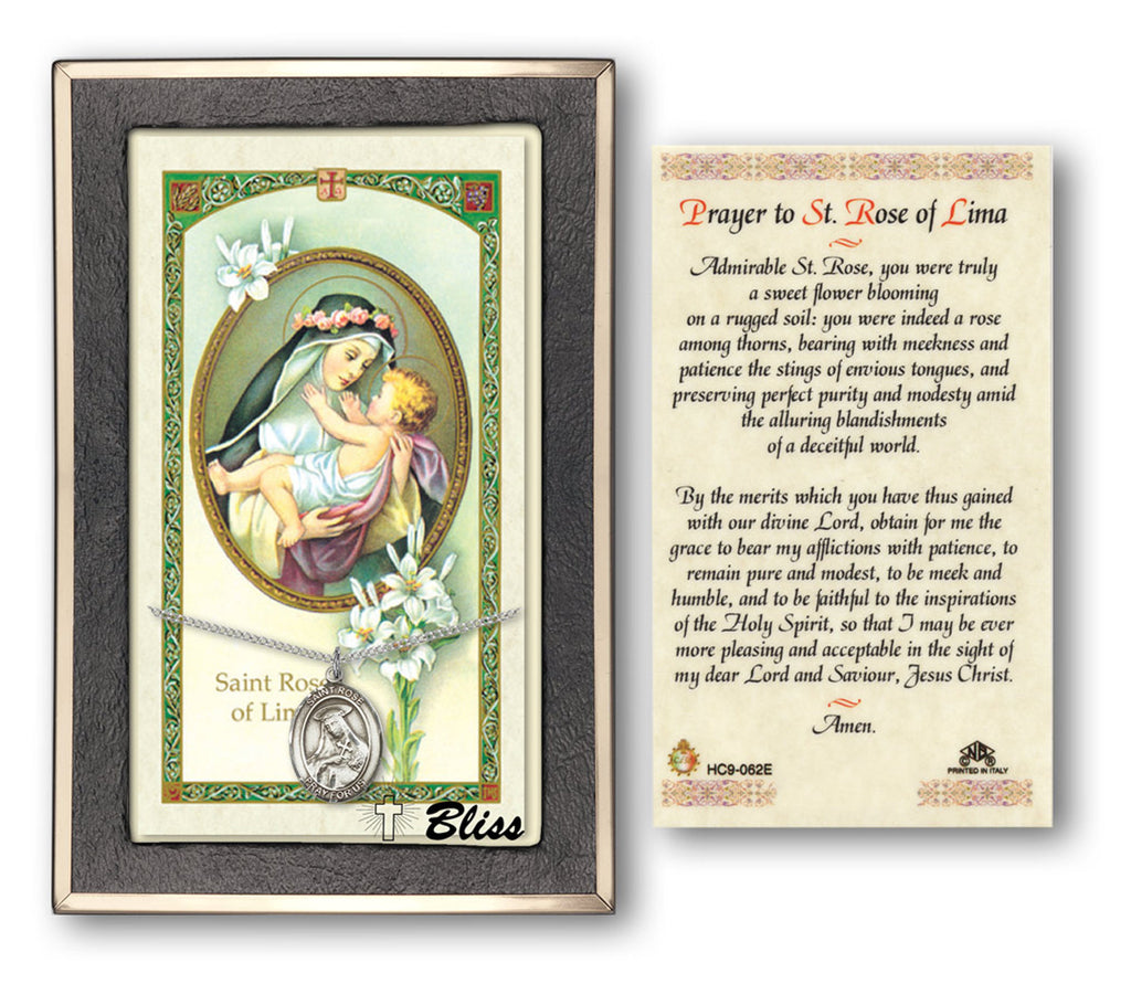 Saint Rose of Lima Medal with Chain | Catholic – CatholicShop.com