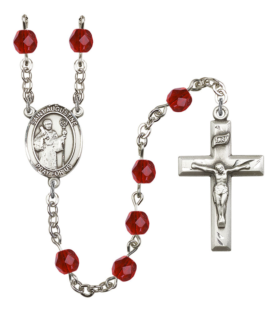 Saint Michael the Archangel Premium Handmade Rosary - Hematite Beads ...