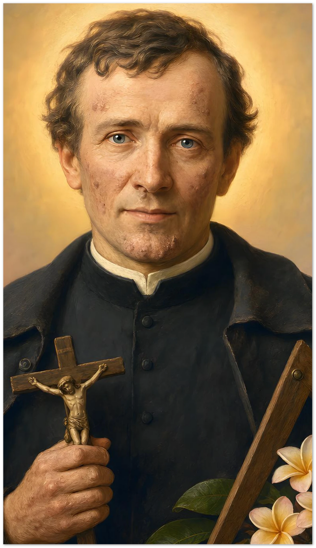 St. Damien of Molokai Holy Card — Catholic Prayer Card | Sancta Lumina ...
