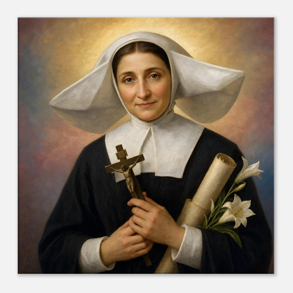 St. Louise de Marillac Devotional Canvas — Catholic Religious Wall Art ...