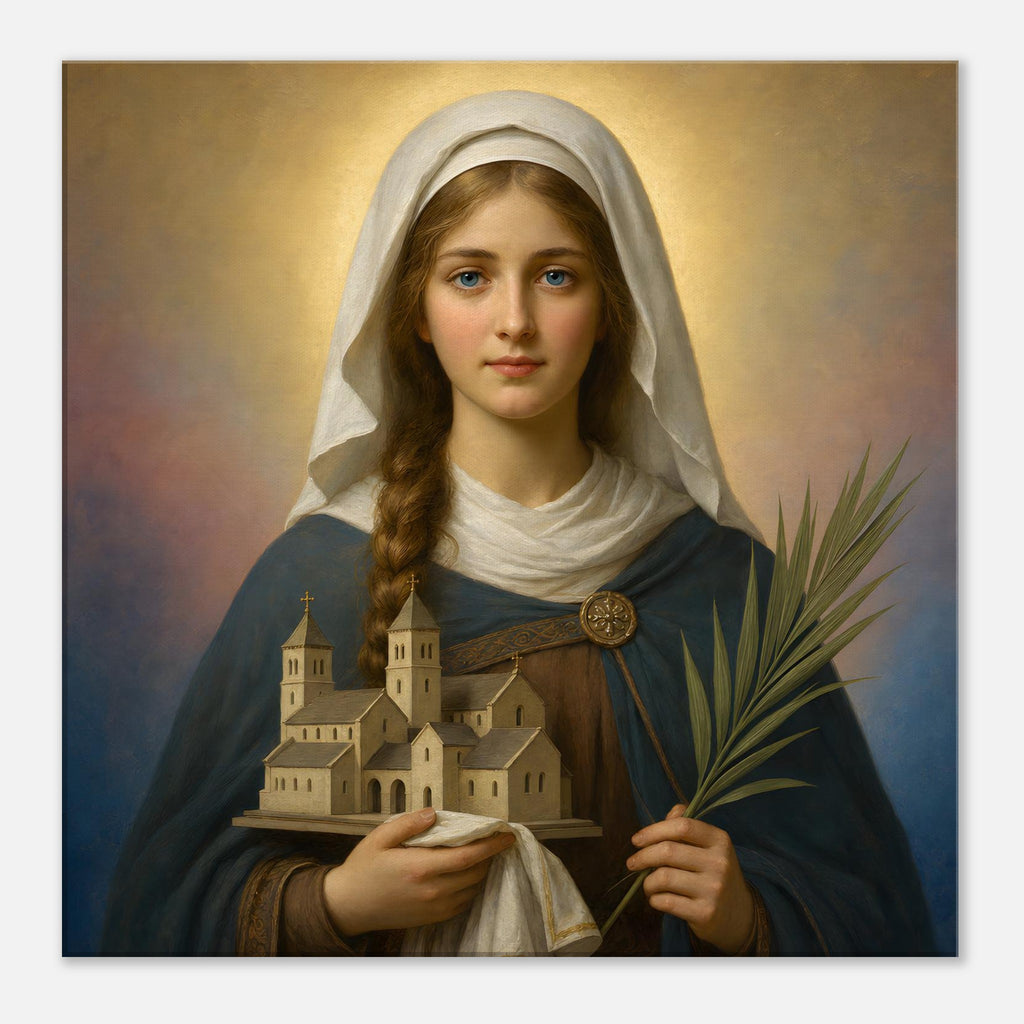St. Frideswide Devotional Canvas — Catholic Religious Wall Art ...