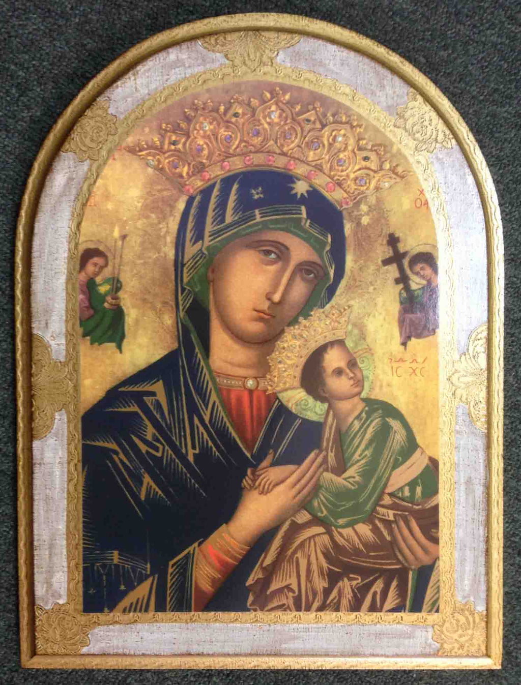 Our Lady of Perpetual Help Florentine Plaque 15.5-inch – CatholicShop.com
