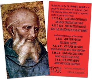 St. Benedict prayer card