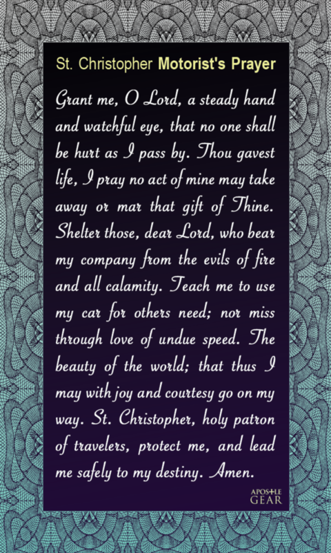 St. Christopher Prayer